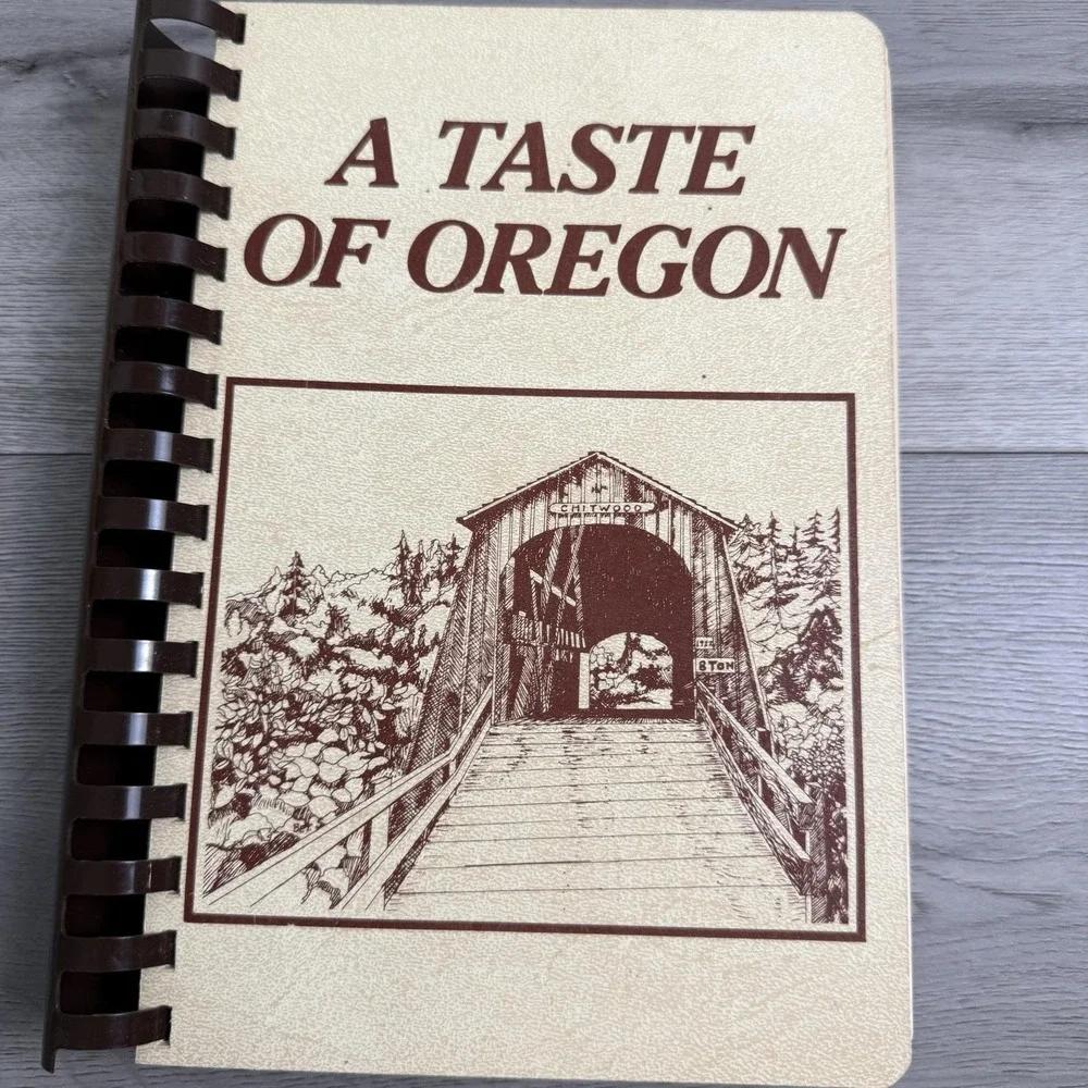 Vintage A Taste Of Georgia & A Taste Of Oregon Junior League Cookbooks Lot 2